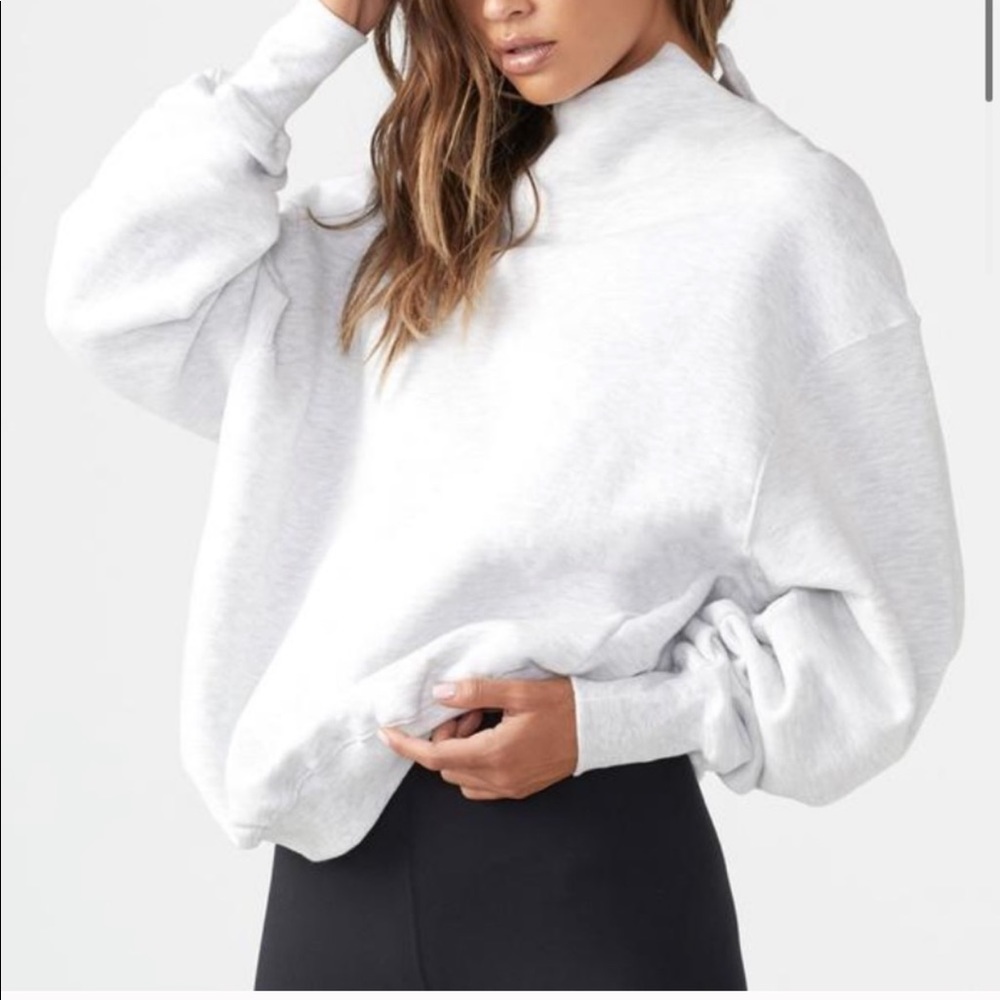 Joah Brown Oversized Turtleneck Sweatshirt